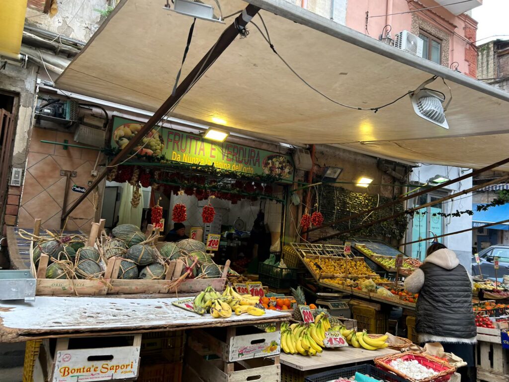 ナポリの市場