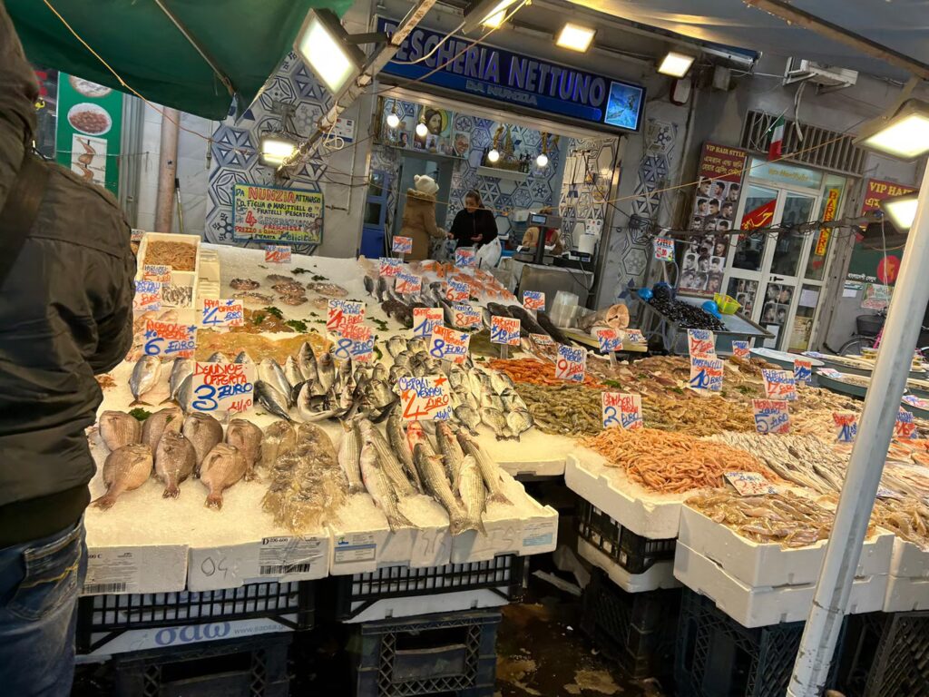 ナポリの市場
