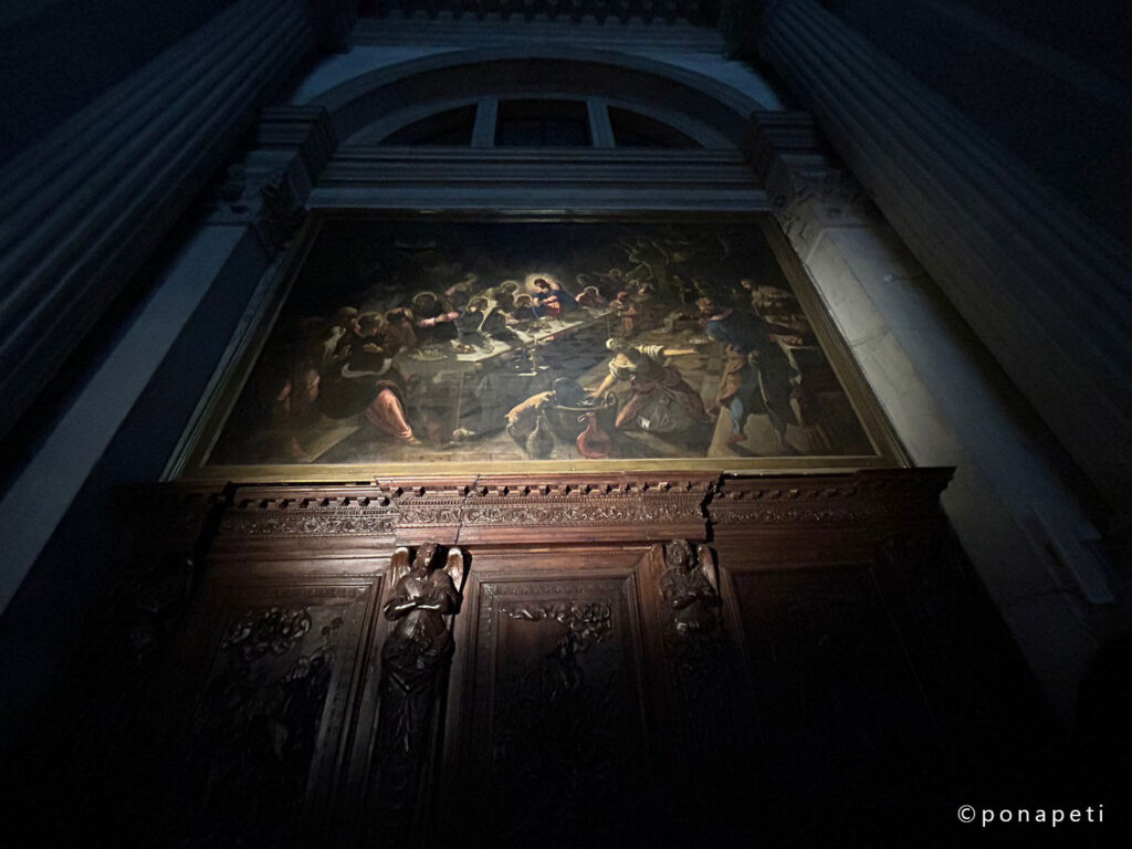 サン・ジョルジョ・マッジョーレのティントレット最後の晩餐