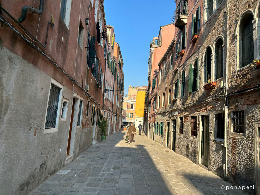 ベネツィアの街並み