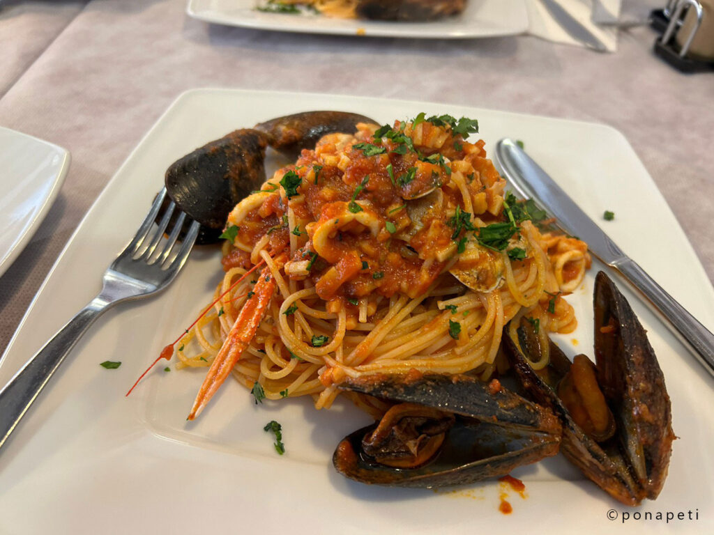 リストランテ・ダイアナのペスカトーレ。